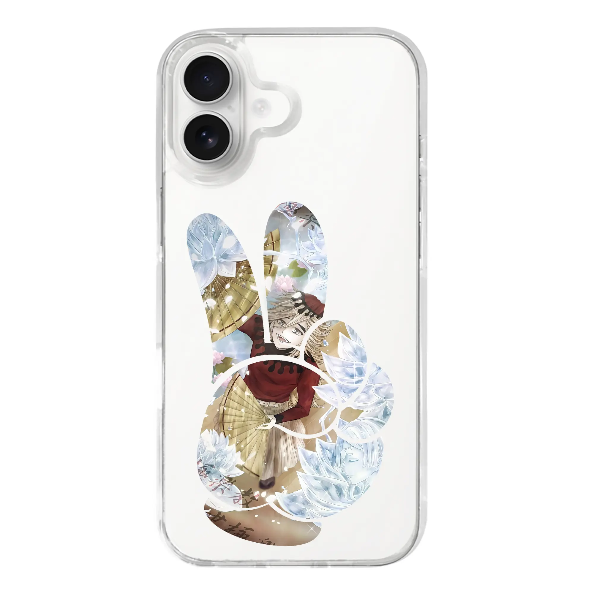 鬼滅の刃 グッズ,童磨 - iPhone 17シリーズ 透明スマホケース – 薄型・耐衝撃・精密フィット保護カバー